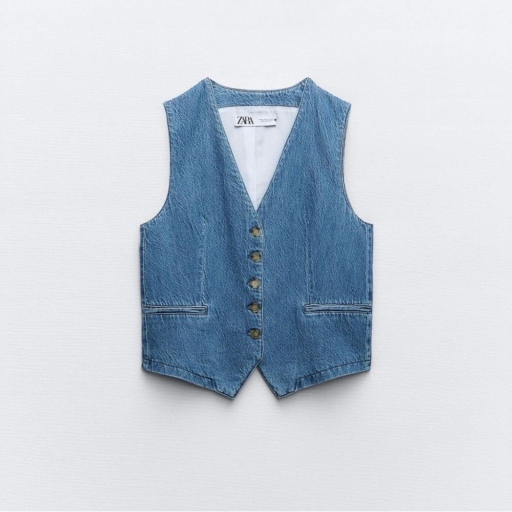 Zara Denim Vest